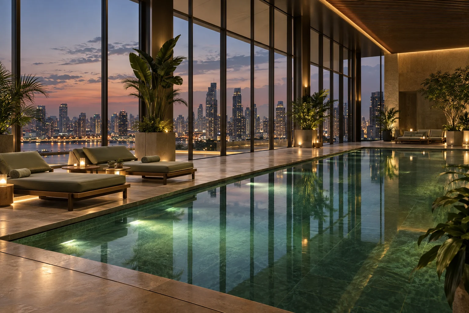 Bybook pool — illustrative hotel concept