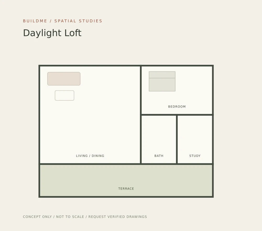 Buildme visual study — plan-loft